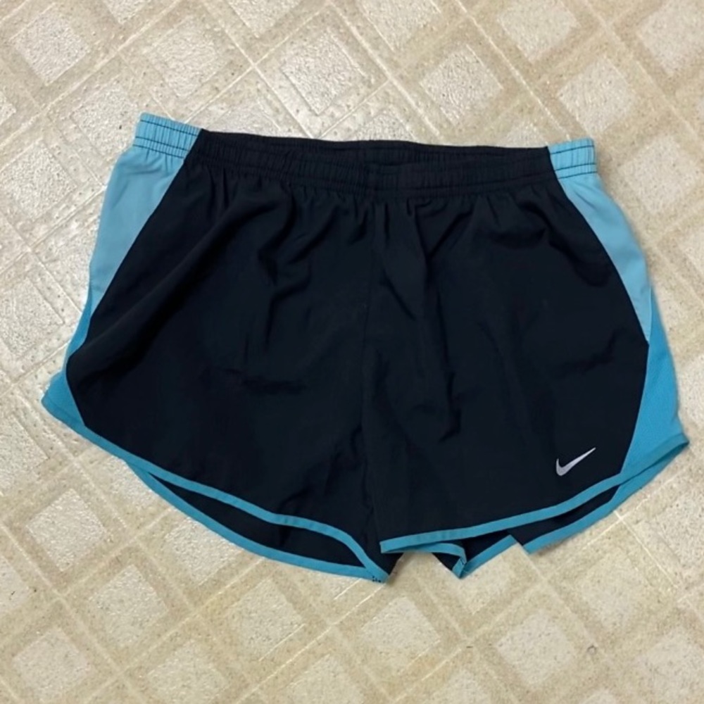 Black & Teal Nike Dri-Fit Shorts